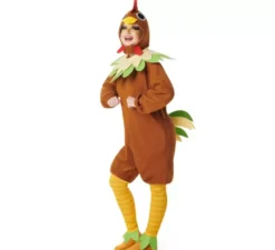 Costume da gallina marrone per donna