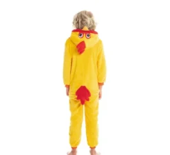 Costume da gallo giallo e rosso per bambino