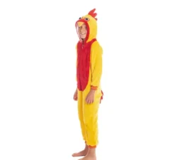 Costume da gallo giallo e rosso per bambino