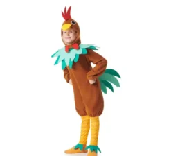 Costume da gallo marrone per bambini