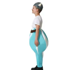Costume da Galo a righe blu per bambino