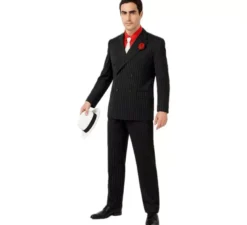 Costume da gangster alcapone per un uomo