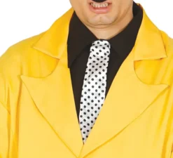 Costume da gangster giallo per un uomo
