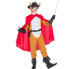 Costume da Gatto con gli stivali per uomo