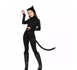 Costume da gatto nero per donna