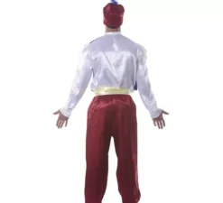 Costume da genio granato per un uomo