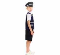 Costume da gilet della polizia per ragazza