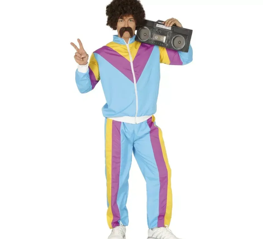 Costume da ginnasta anni '80 da uomo