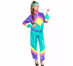 Costume da ginnasta retr� da donna