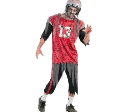 Costume da giocatore di football americano da zombi per uomo