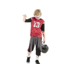 Costume da giocatore di football americano zombie per bambino