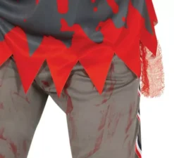 Costume da giocatore di rugby zombie per uomo