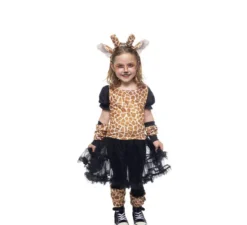 Costume da giraffa con tutù per bambina