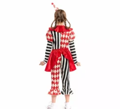 Costume da Giullare Macabro per bambine