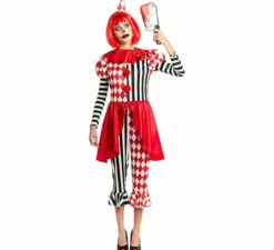 Costume da giullare macabro per donna
