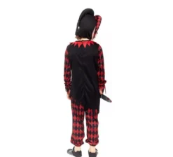Costume da giullare scheletro per bambino