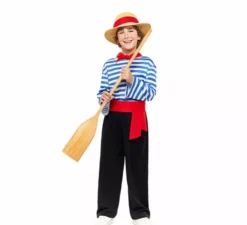 Costume da gondoliere veneziano per bambini