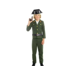 Costume da Guardia Civil verde per bambino