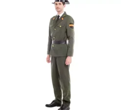Costume da Guardia Civil verde per uomo