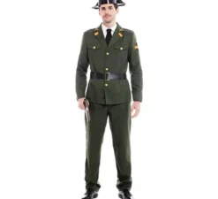 Costume da Guardia Civil verde per uomo