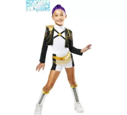 Costume da guerriera K-Pop Rumi Golden Deluxe per ragazze