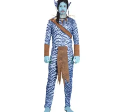 Costume da guerriero blu per un uomo