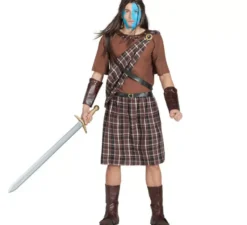 Costume da Guerriero scozzese per uomo