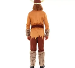Costume da guerriero vichingo marrone da uomo