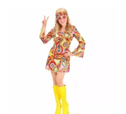 Costume da hippie civettuola per donna