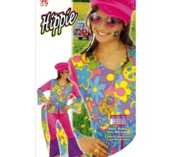 Costume da Hippie Girl viola per ragazze e adolescenti