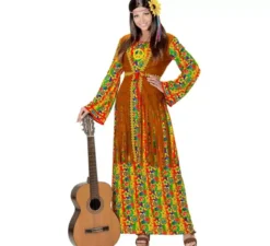 Costume da hippie simbolo della pace per donna