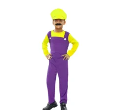Costume da idraulico giallo per bambino