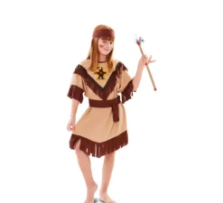 Costume da Indiano con totem per bambina