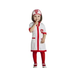 Costume da Infermiera Cuori per bambina
