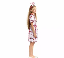 Costume da infermiera insanguinata per bambine