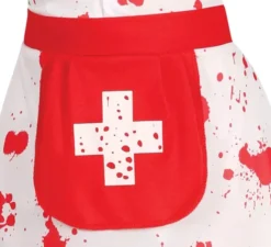 Costume da infermiera zombie bianca per bambina