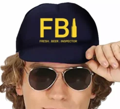 Costume da ispettore della birra fresca da uomo dell'FBI