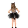 Costume da leopardo con tutù e fiocco per bambina