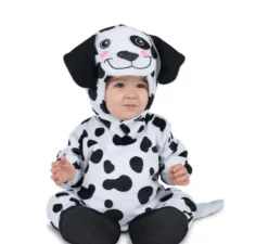 Costume dalmata con cappello e coda per neonati e bambini