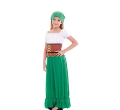 Costume da locandiere medievale classico per bambina