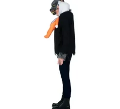Costume da lupo mannaro che trasporta bambino per adulto