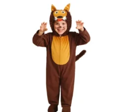 Costume da lupo marrone per un ragazzo