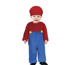Costume da macchinista rosso per bambino e neonato