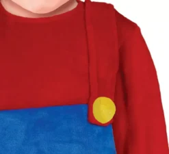 Costume da macchinista rosso per bambino e neonato