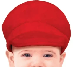 Costume da macchinista rosso per bambino e neonato