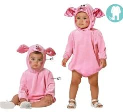 Costume da maialino rosa per neonato