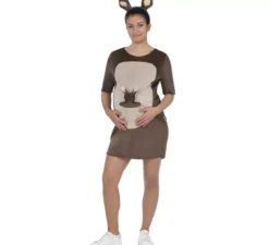 Costume da mamma canguro con orecchie per donne incinte