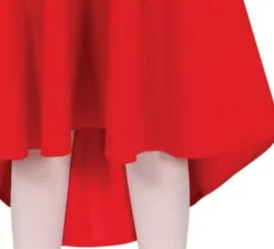 Costume da mamma natalizia in abito lungo per bambina