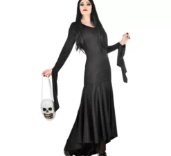 Costume da mamma spettrale con borsa a forma di teschio per donna