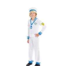 Costume da marinaio bianco anni '60 per bambino